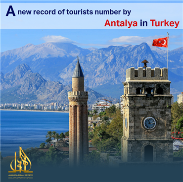 انطاليا التركية تسجل رقماً قياسياً في عدد السياح