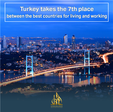 تركيا في المركز السابع عالميا كأفضل البلدان للعيش والعمل