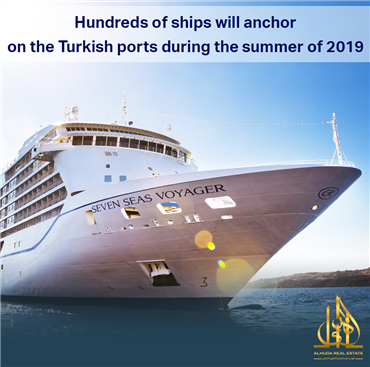 275 سفينة سياحية ترسو في الموانئ التركية في صيف 2019